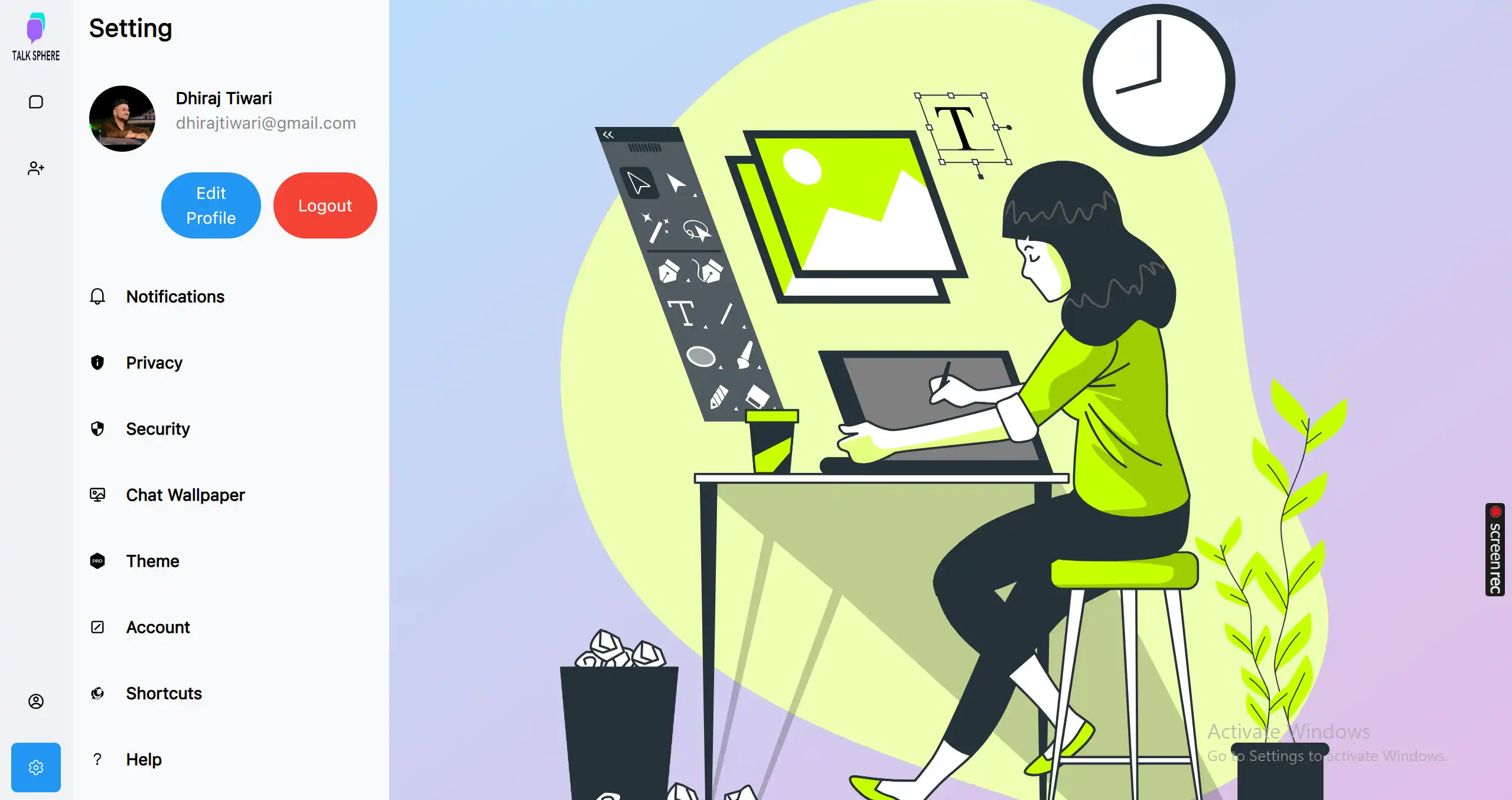 Work Illustration